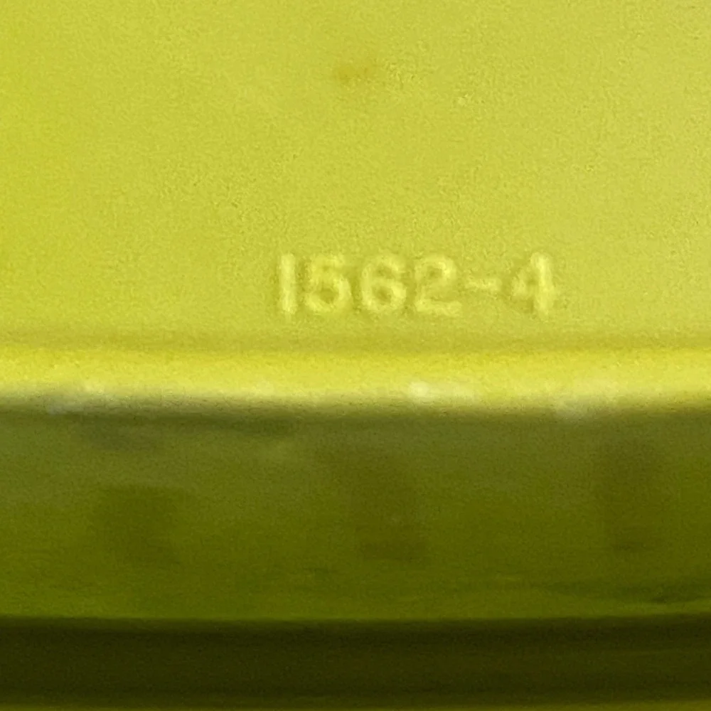 Vintage‎ Tupperware Modular Mate Square Container Green Lid 1562-4 Dill